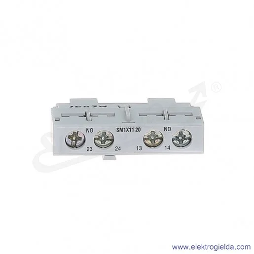 Styki pomocnicze SM1X1120 2NO montaż od przodu do SM1P, SM1R Styki pomocnicze SM1X1120 2NO montaż od przodu do SM1P, SM1R