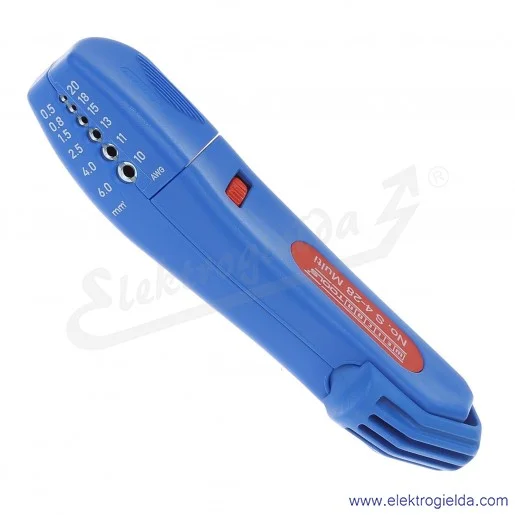 Nóż do ściągania izolacji Weicon Nr S 4-28 Multi zakres 4-28mm, 0.5-6mm2 Nóż do ściągania izolacji Weicon Nr S 4-28 Multi zakres 4-28mm, 0.5-6mm2