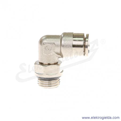 Złączka kątowa G1/4-FI8 metalowa Camozzi 6522-8-1/4 Złączka kątowa G1/4-FI8 metalowa Camozzi 6522-8-1/4