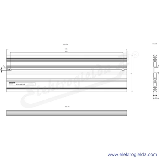 Rysunek wymiarowy Rysunek wymiarowy