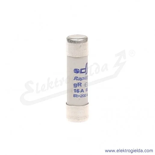 1038GR16 Wkładka bezpiecznikowa 10X38 16A gR 500V 1038GR16 Wkładka bezpiecznikowa 10X38 16A gR 500V