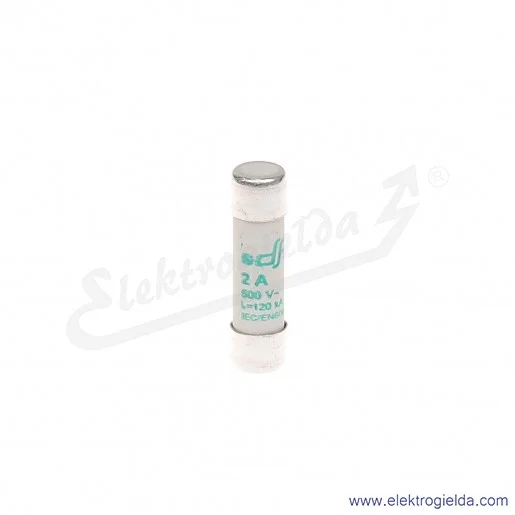 Wkładka bezpiecznikowa 10X38 2A aM 500V Wkładka bezpiecznikowa 10X38 2A aM 500V