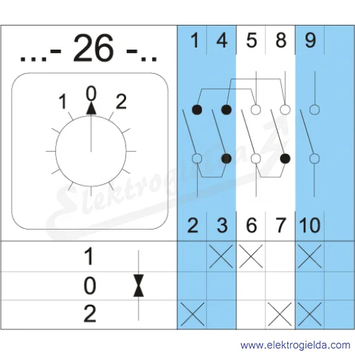 Schemat łączenia 4G10-26-U Schemat łączenia 4G10-26-U