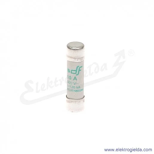 Wkładka bezpiecznikowa 10X38 10A aM 500V Wkładka bezpiecznikowa 10X38 10A aM 500V