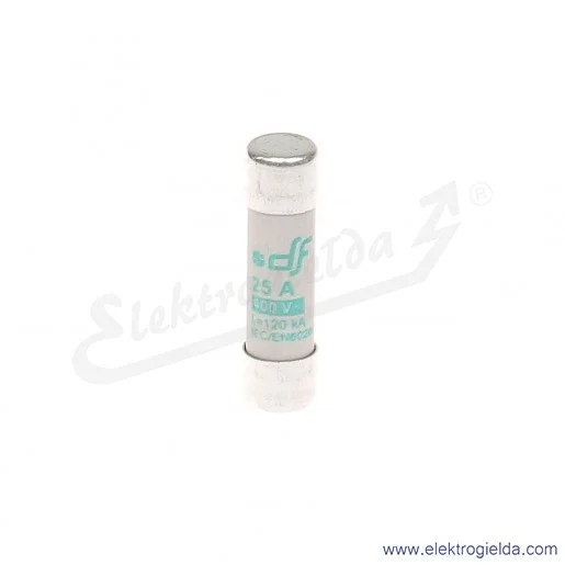 Wkładka bezpiecznikowa 10X38 25A aM 500V Wkładka bezpiecznikowa 10X38 25A aM 500V