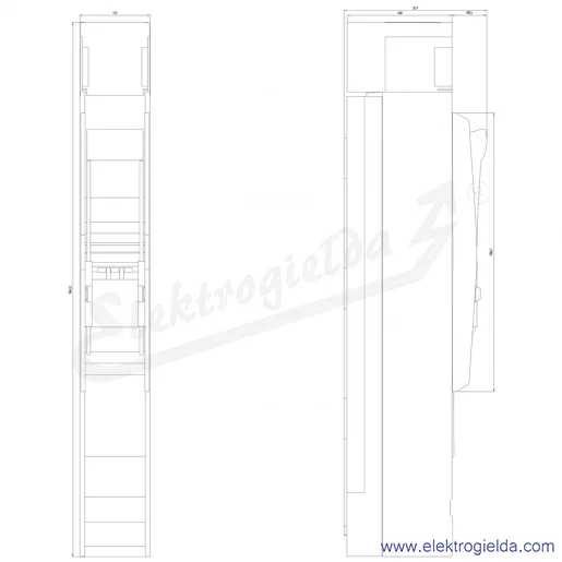 Rysunek wymiarowy Rysunek wymiarowy