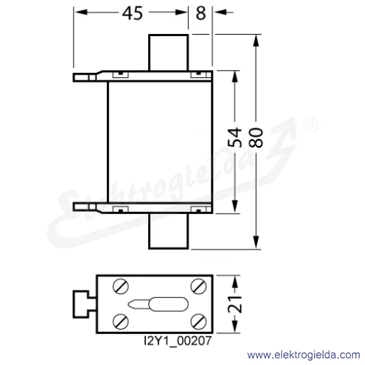 Rysunek wymiarowy Rysunek wymiarowy
