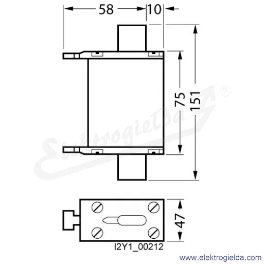 Rysunek wymiarowy Rysunek wymiarowy