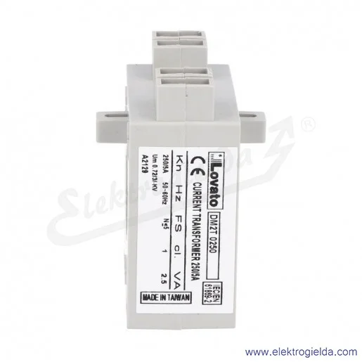 Przekładnik prądowy DM2T0250, 250/5A, fi 23mm Przekładnik prądowy DM2T0250, 250/5A, fi 23mm