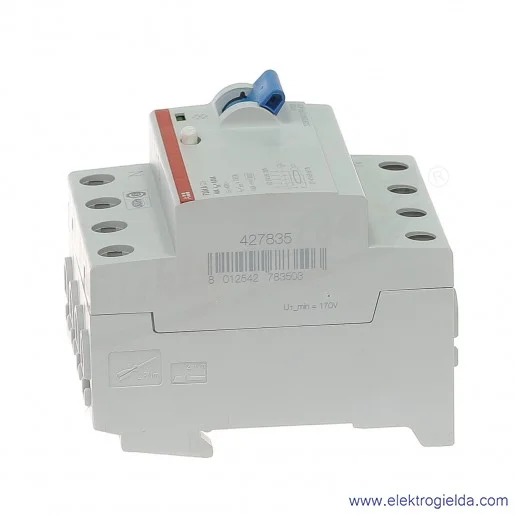 Wyłącznik różnicowoprądowy F204 A-40/0,03 4P 40A 0,03A typ A Wyłącznik różnicowoprądowy F204 A-40/0,03 4P 40A 0,03A typ A