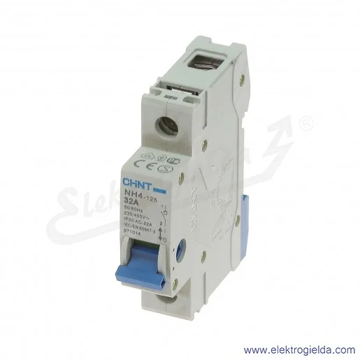Rozłącznik izolacyjny 971014, NH4-125 1P, 32A Rozłącznik izolacyjny 971014, NH4-125 1P, 32A