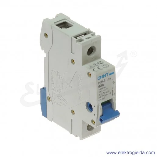 Rozłącznik izolacyjny 971015, NH4-125, 1P, 63A Rozłącznik izolacyjny 971015, NH4-125, 1P, 63A