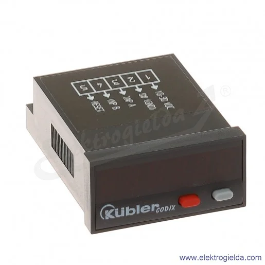 Licznik wielofunkcyjny CODIX 6.524.012.300, 10-30VDC, licznik impulsów, godzin, tachometr led, skalowany Licznik wielofunkcyjny CODIX 6.524.012.300, 10-30VDC, licznik impulsów, godzin, tachometr led, skalowany