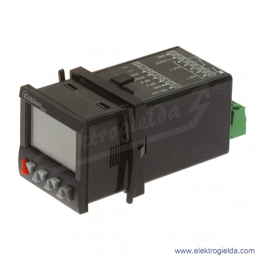 Licznik programowalny LCD, CODIX 6.908.0101.3A0, 10-30V DC, 2 ustawienia wstępne, zielony wyświetlacz Licznik programowalny LCD, CODIX 6.908.0101.3A0, 10-30V DC, 2 ustawienia wstępne, zielony wyświetlacz