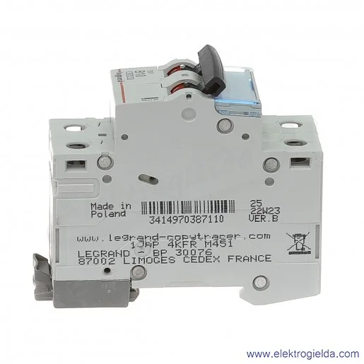 Wyłącznik nadprądowy S302 B10 2P 6kA AC TX3 Wyłącznik nadprądowy S302 B10 2P 6kA AC TX3