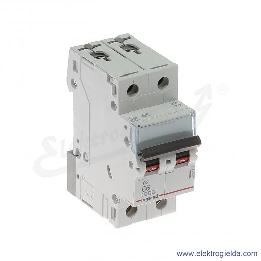 Wyłącznik nadprądowy S302 C 6 2P 6kA AC TX3 Wyłącznik nadprądowy S302 C 6 2P 6kA AC TX3