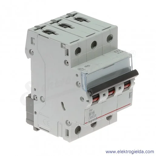 Wyłącznik nadprądowy S303 B 16 3P 6kA AC TX3 Wyłącznik nadprądowy S303 B 16 3P 6kA AC TX3