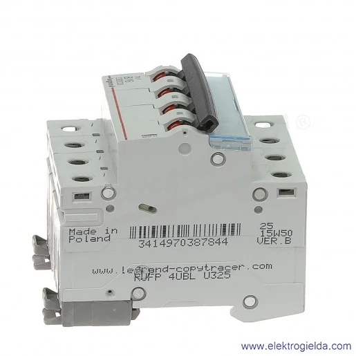 Wyłącznik nadprądowy S304 B 16 4P 6kA AC TX3 Wyłącznik nadprądowy S304 B 16 4P 6kA AC TX3