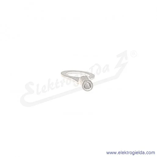 Końcówka oczkowa 1/5 wykonana z blachy miedzianej cynowanej galwanicznie Końcówka oczkowa 1/5 wykonana z blachy miedzianej cynowanej galwanicznie