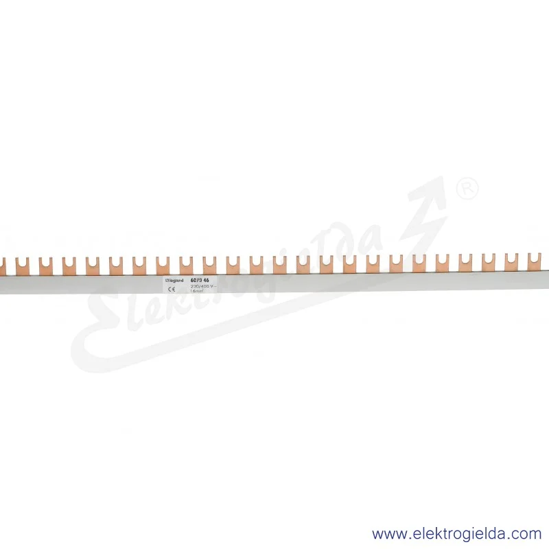Szyna łączeniowa 607046, BI 1/16*54, przyłącze 16mm2, 54 modułów