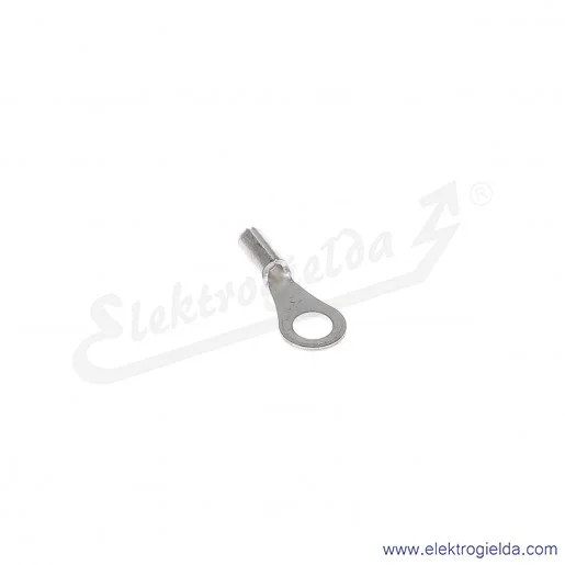 Końcówka oczkowa 0,5/2,5 wykonana z blachy miedzianej cynowanej galwanicznie Końcówka oczkowa 0,5/2,5 wykonana z blachy miedzianej cynowanej galwanicznie