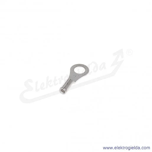 Końcówka oczkowa 0,5/2,5 wykonana z blachy miedzianej cynowanej galwanicznie Końcówka oczkowa 0,5/2,5 wykonana z blachy miedzianej cynowanej galwanicznie