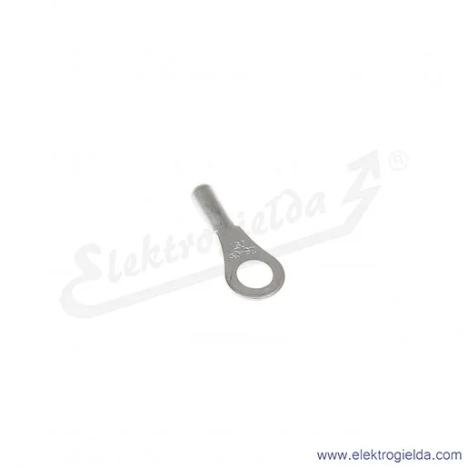 Końcówka oczkowa 0,5/2,5 wykonana z blachy miedzianej cynowanej galwanicznie Końcówka oczkowa 0,5/2,5 wykonana z blachy miedzianej cynowanej galwanicznie