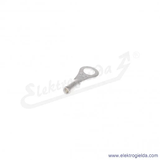 Końcówka oczkowa 0,5/2,5 wykonana z blachy miedzianej cynowanej galwanicznie Końcówka oczkowa 0,5/2,5 wykonana z blachy miedzianej cynowanej galwanicznie