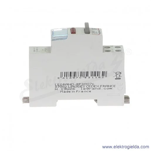 Łącznik przyciskowy modułowy 412915, LP 452 1r+L, z lampką czerwoną LED, 110/400VAC, 20A Łącznik przyciskowy modułowy 412915, LP 452 1r+L, z lampką czerwoną LED, 110/400VAC, 20A