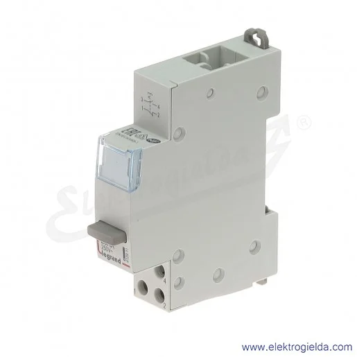 Łącznik przyciskowy modułowy 412916, LP 432 2P 1z+1r, podwójny, 250VAC, 20A Łącznik przyciskowy modułowy 412916, LP 432 2P 1z+1r, podwójny, 250VAC, 20A