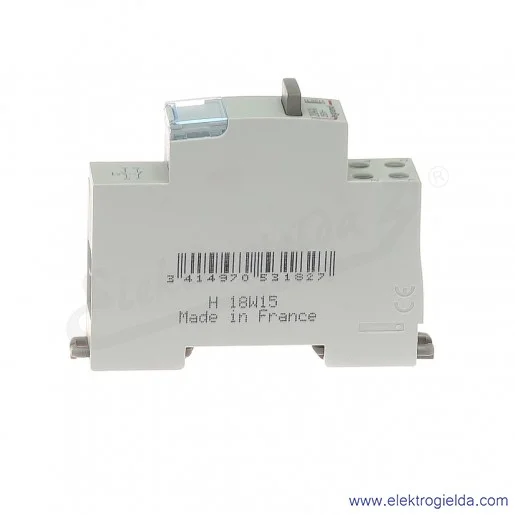 Łącznik przyciskowy modułowy 412916, LP 432 2P 1z+1r, podwójny, 250VAC, 20A Łącznik przyciskowy modułowy 412916, LP 432 2P 1z+1r, podwójny, 250VAC, 20A