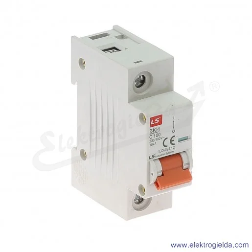 Wyłącznik nadprądowy BKH 1P C100A, BKH, charakterystyka C, 100A, 1P Wyłącznik nadprądowy BKH 1P C100A, BKH, charakterystyka C, 100A, 1P