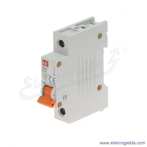 Wyłącznik nadprądowy BKN 1P, charakterystyka B, 20A Wyłącznik nadprądowy BKN 1P, charakterystyka B, 20A