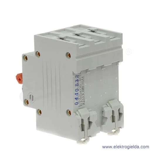 Wyłącznik nadprądowy BKN 3P, charakterystyka B, 32A Wyłącznik nadprądowy BKN 3P, charakterystyka B, 32A