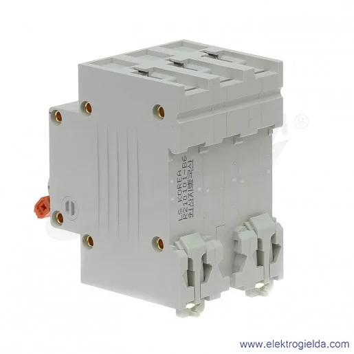 Wyłącznik nadprądowy BKN 3P, charakterystyka B, 6A Wyłącznik nadprądowy BKN 3P, charakterystyka B, 6A