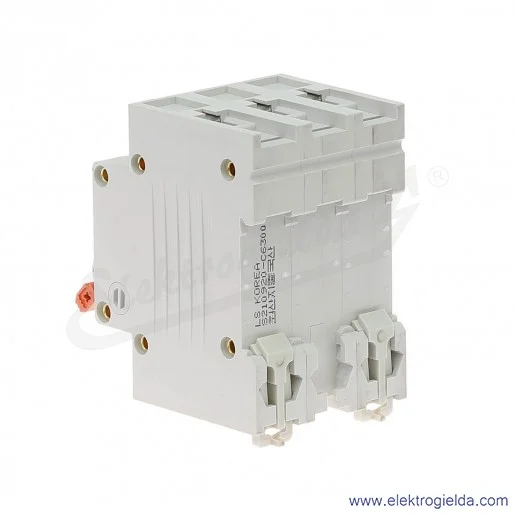 Wyłącznik nadprądowy BKN 3P, charakterystyka C, 63A Wyłącznik nadprądowy BKN 3P, charakterystyka C, 63A