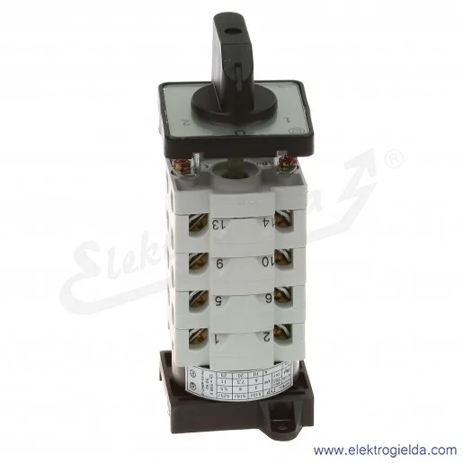 Łącznik krzywkowy na szynę TH35 S16JLD2204 C6 16A 1-0-2 4P IP40 Łącznik krzywkowy na szynę TH35 S16JLD2204 C6 16A 1-0-2 4P IP40