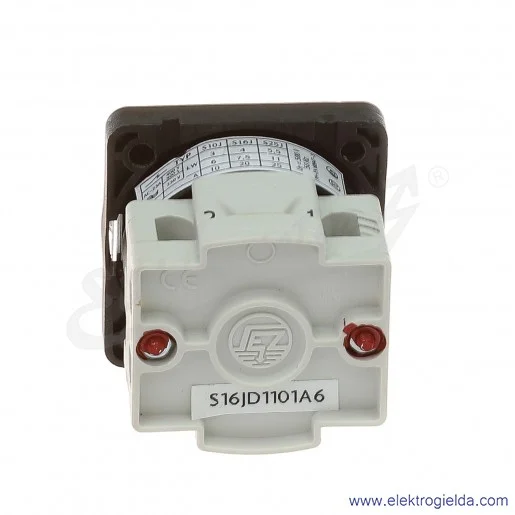 Łącznik krzywkowy pulpitowy S16JD1101 A6 16A 0-1 1P IP40 Łącznik krzywkowy pulpitowy S16JD1101 A6 16A 0-1 1P IP40