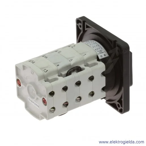 Łącznik krzywkowy pulpitowy S32JD9551 V6 32A 0-Y-D 3P IP 40 Łącznik krzywkowy pulpitowy S32JD9551 V6 32A 0-Y-D 3P IP 40