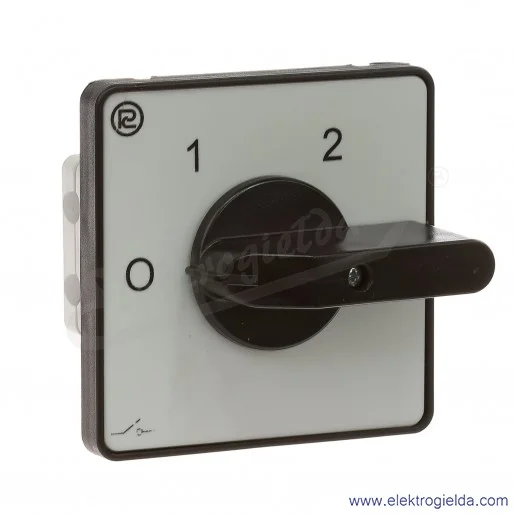 Łącznik krzywkowy pulpitowy S63JD2231 B6 63A 0-1-2 1P IP40 Łącznik krzywkowy pulpitowy S63JD2231 B6 63A 0-1-2 1P IP40