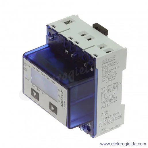Licznik energii ALE3D5FD10C3A00, 3x230/400VAC, 3F, 65A, MODBUS Licznik energii ALE3D5FD10C3A00, 3x230/400VAC, 3F, 65A, MODBUS
