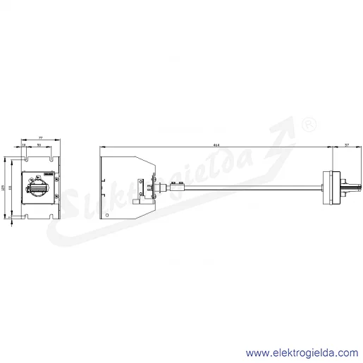 Rysunek wymiarowy Rysunek wymiarowy