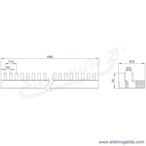 Rysunek wymiarowy Rysunek wymiarowy