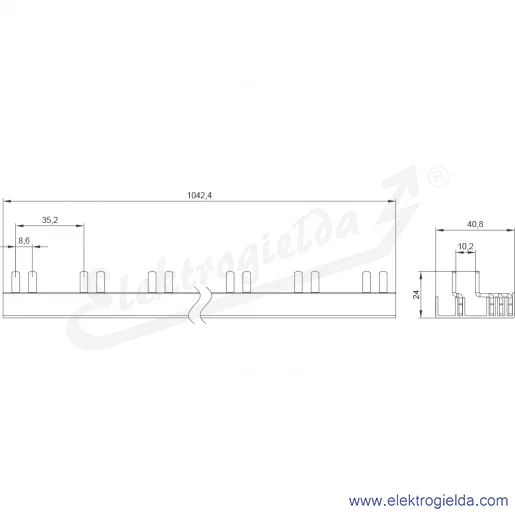 Rysunek wymiarowy Rysunek wymiarowy