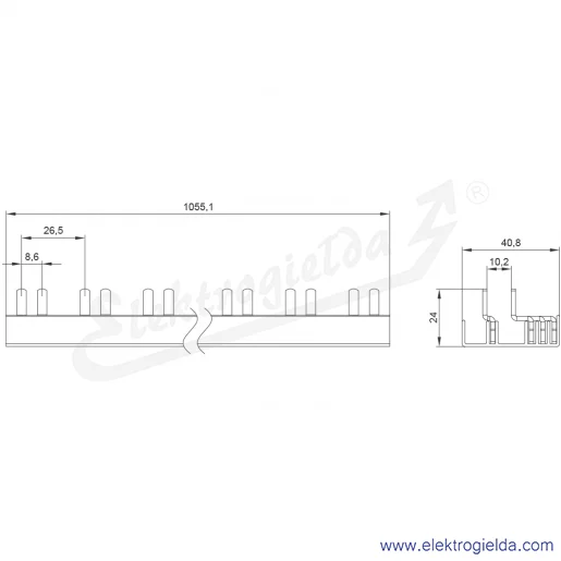 Rysunek wymiarowy Rysunek wymiarowy