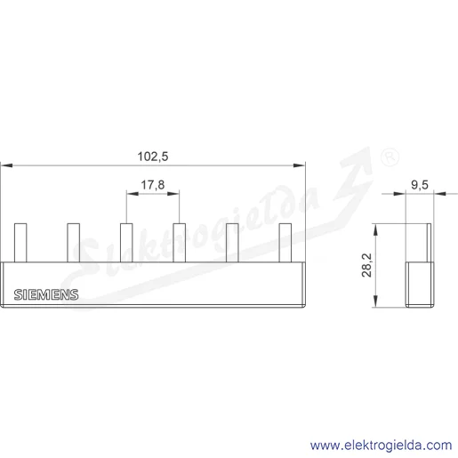 Rysunek wymiarowy Rysunek wymiarowy