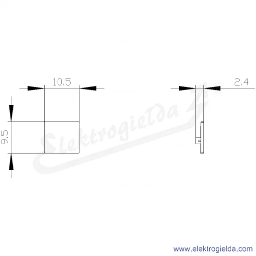 Rysunek wymiarowy Rysunek wymiarowy
