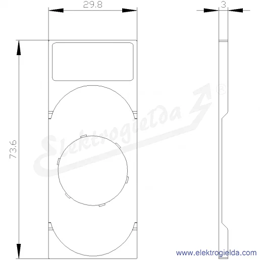 Rysunek wymiarowy Rysunek wymiarowy