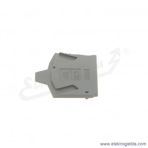 Ścianka końcowa EK2.5 szara szerokość 2mm Ścianka końcowa EK2.5 szara szerokość 2mm