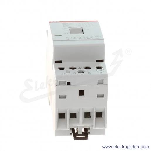Stycznik modułowy EN25-40N-06 25A 4NO 230V AC/DC sterowanie ręczne/automatyczne Stycznik modułowy EN25-40N-06 25A 4NO 230V AC/DC sterowanie ręczne/automatyczne